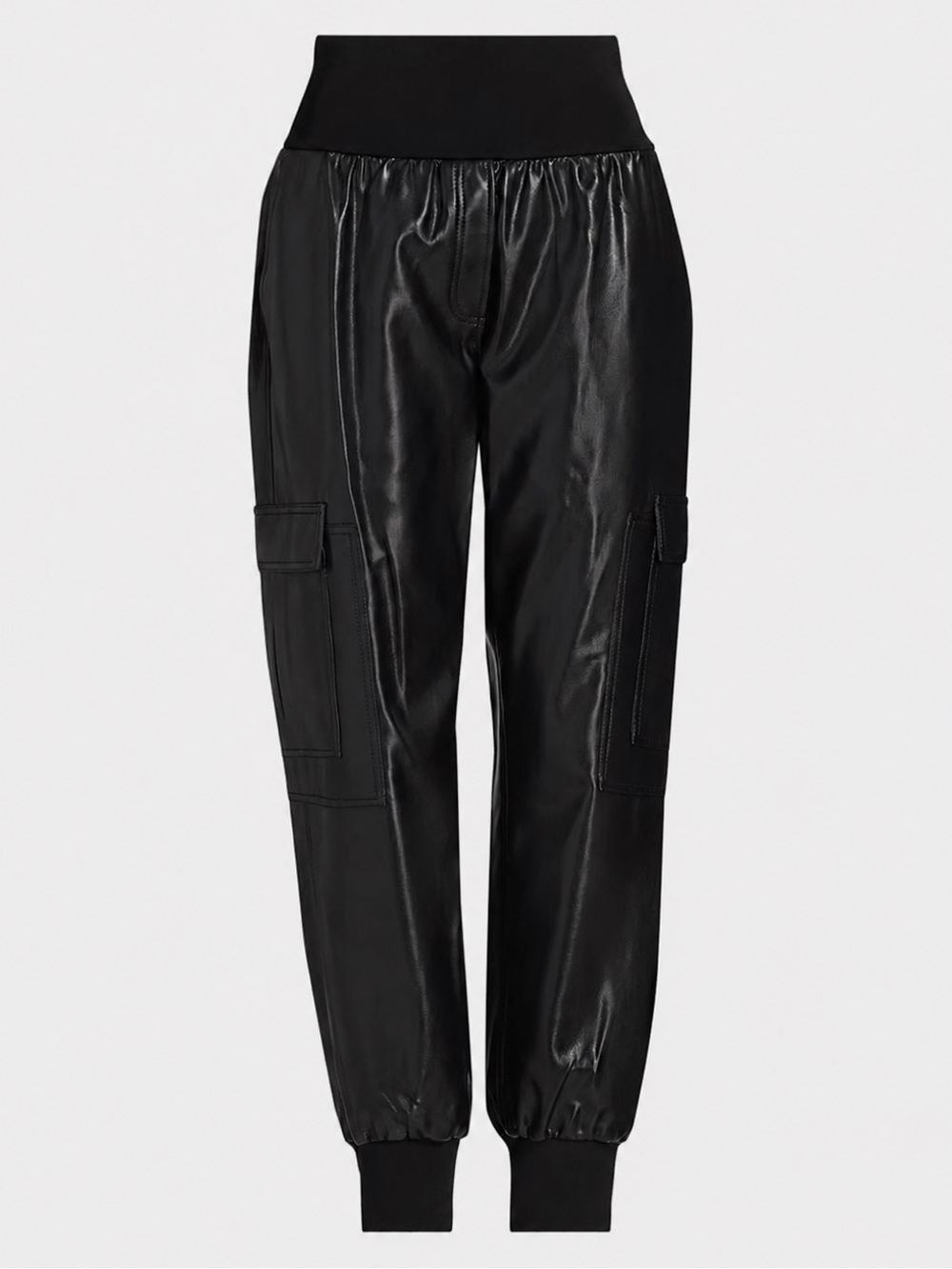 Cinq à Sept Likely Giles Faux-Leather Crop Pants Size XS